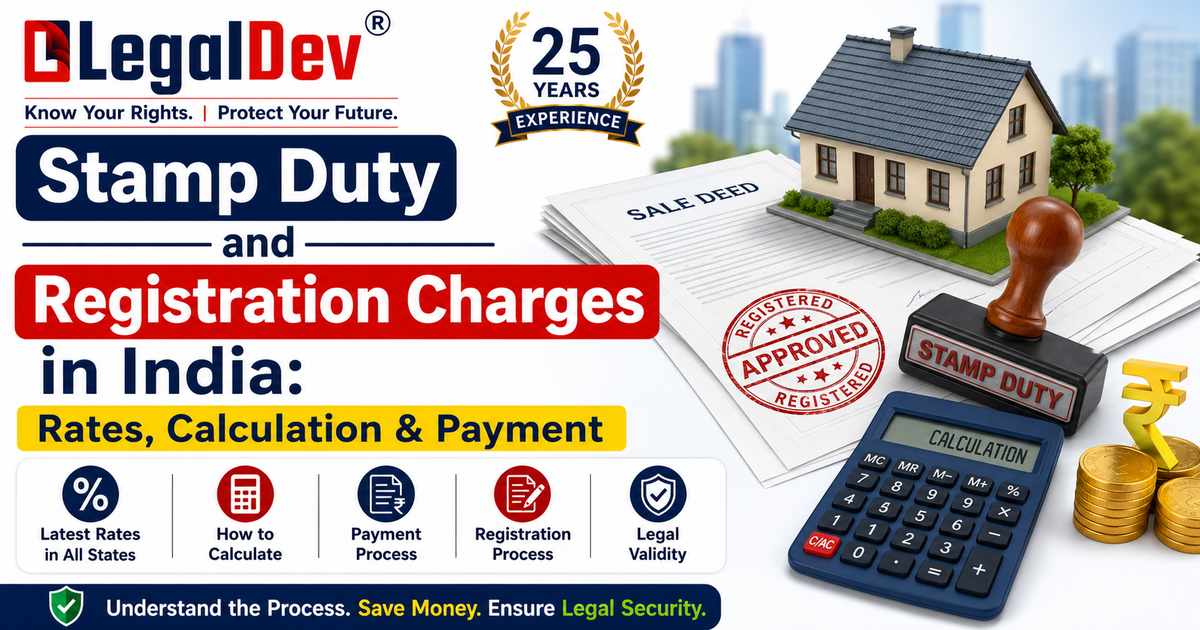 Stamp Duty and Registration Charges in India: Rates, Calculation & Payment